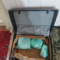 چمدون مسافرتی مارک دلینگتن آبی نفتی سالم