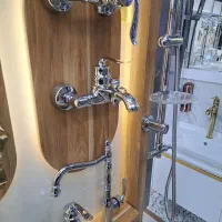 شیرآلات کروم براق مدل بامبو سنگین