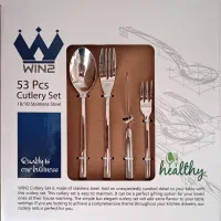 سرویس قاشق و چنگال 53 پارچه win2 کد 055