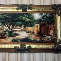 تابلو فرش کوچه باغ میز تلوزیون بوفه