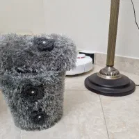 جا دستمال کاغذی و سطل  نو