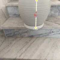 گلدان سفالی پلاستیکی گرد مستطیل