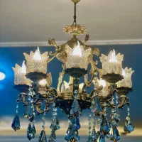 لوستر کریستال ۳عدد