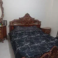 سرویس تختخواب دونفره چوب گردو در حدنو