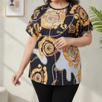 تولیدوپخش عمده تیشرت نگینی چاپی زنانه کیفیت عالی