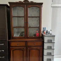 کتابخانه بوفه چوبی