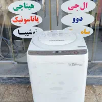 تعدادی لباسشویی  اتومات تمام لمس  درب بالاکارکرده