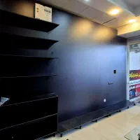 دکور فروشگاهی mdf مشکی