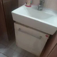 شیر اهرمی و کاسه روشویی به همراه کابین