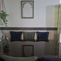 میز ناهارخوری ۶ نفره MDF با شیشه