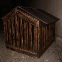 قفس چوبی محکم بادوام