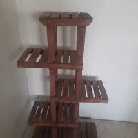 استند گل چوبی