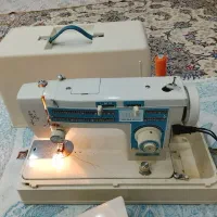 چرخ خیاطی ژانومه مدل ۸۰۲ تایوان قدیمی درحدنو  تمیز