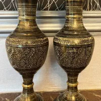 گل‌دان جفت‌ قلـم زنی
