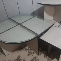 میز جلو مبلی با ۴ عدد عسلی