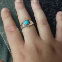 انگشتر فیروزه رکاب نقره سایز 59