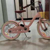 دوچرخه صورتی سایز ۱۶ برند Coco Village خارجی