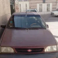 پراید مدل 86 رنگ عنابی