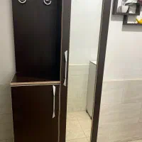 جاکفشی ایستاده آینه دار و شلف تزیینی