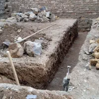 تخریب ساختمان  حفاری  و موزاییک