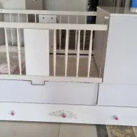 تخت و کمد کودک ساحل چوب