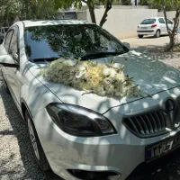 گل آرایی ماشین عروس در محل شما