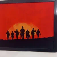 تابلو طرح RED DEAD REDEMPTION 2