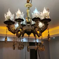 لوستر ۴ شاخه ۸ شعله