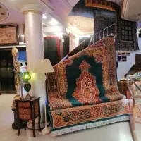 فرش دستبافت کرمان گل ابریشم