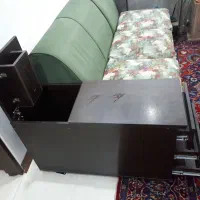 راحتی ۱۲ نفره میز وسط ۴ باکس کنار و۱باکس بین مبل
