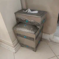 سطل آشغال و جای دستمال کاغذی