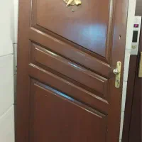 درب ورودی منزل چوب روس