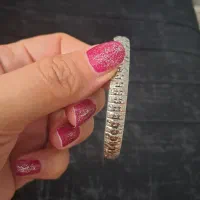النگو مشابه طلا سفید سایز ۲