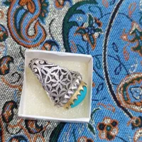 انگشتر نقره فیروزه نیشابور