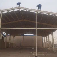 اجرای نصب پوشش سقف سوله ویلایی