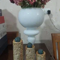 گلدان و جاشمعی