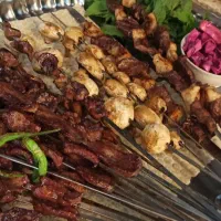 سالنکار اقا در جگر کبابی ریحان