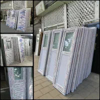 پنجره و درب PVC پی وی سی UPVC + با شیشه دو جداره