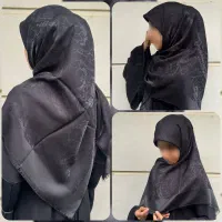روسری بامبو مشکی مناسب محرم