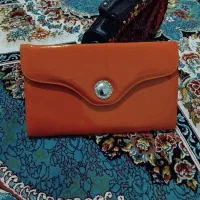 کیف نارنجی و پولکی