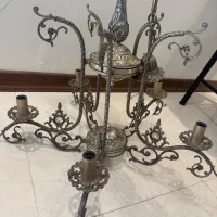 لوستر ابکاری نقره ای رنگ