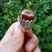انگشتر باباقوری سنگین و زیبا