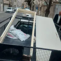 درب دستشویی با چارچوب