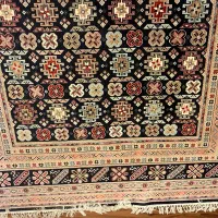 فرش نانو طرح ابریشم ( بدون پرز)