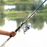 لنسر ماهیگیری استثنایی چوب با چرخ و نخ ماهیگیری