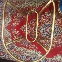 میز فلزی نهار خوری چهار نفره