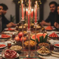 شمعدان کریستالی