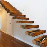 پله معلق پله مخفی پله گرد