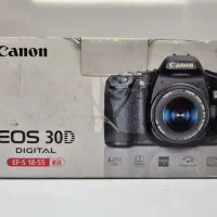 دوربین Canon EOS 30D با کارتن و لوازم کامل دست دو