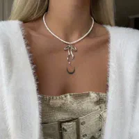 گردنبند تک لاین پاپیون
